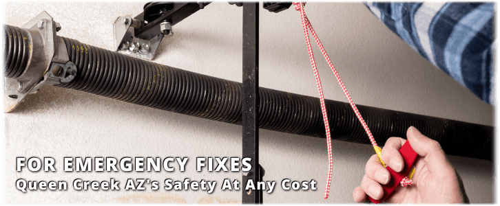 Broken Garage Door Spring Queen Creek AZ